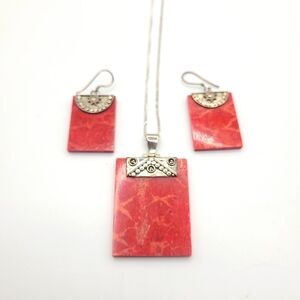 Vintage 925 Silver Jewelry Set